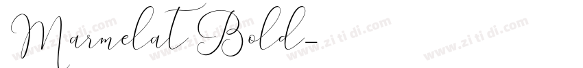Marmelat Bold字体转换